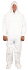 A Picture of product 965-786 Breathable Barrier Coveralls. 2-XL. White. 25 count.