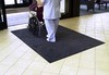 A Picture of product 965-761 ColorStar® Wiper/Indoor Mat. 6 X 6 ft. Charcoal. Cleated Back