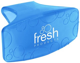 Fresh Products Eco Bowl Clip Deodorizer. 4 X 2 X 2 in. Blue. Cotton Blossom scent. 12 Clips/Box, 72 Clips/Case