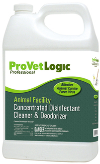 ProVetLogic Animal Facility Disinfectant Cleaner & Deodorizer. 1 gal. 4 bottles/case.