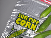 A Picture of product 964-489 Linear Low Density Corn Bag on Plastic Header, 13" x 22" + 2" LP, 1.20 Mil, 500/Case