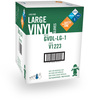 A Picture of product STZ-GVDLSM1BL Powdered Vinyl Gloves. Size Small. Blue. 1000 count.