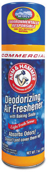 Arm & Hammer™ Aerosol Baking Soda Air Freshener. 7 oz. Light Fresh scent. 12 count.