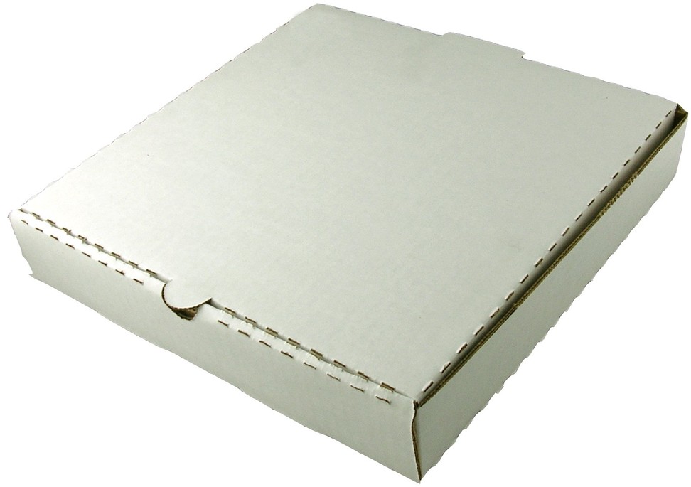 12 x 12 x 2 White Unprinted Corrugated Pizza Boxes (50 Boxes) -  AB-238-1-01