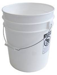 Heavy Duty Plastic Buckets. 5 gal. Color Subject to Change