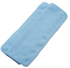 Boardwalk® Lightweight Microfiber Cleaning Cloths,  Blue,16 x 16, 24/Pack