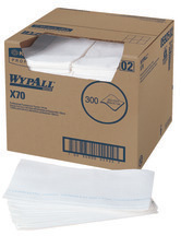 WYPALL* X70 Foodservice Wipers. 12.5 X 23.5 in. White. 300 sheets.