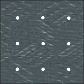 Wet Step Slip Resistant/Wet Environments/Indoor-Outdoor Mat. 3 X 5 ft. Grey.