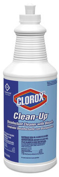 Clorox® Clean-Up® Disinfectant Cleaner with Bleach, Pull Top Bottles. 32 oz. 6 count.