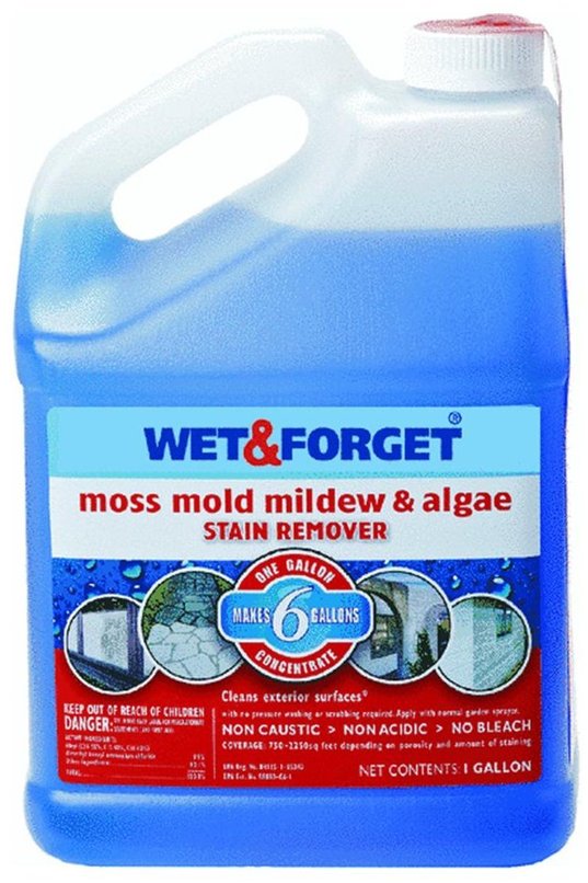 10587 Wet & Forget Moss, Mold, Mildew, & Algae Stain Remover. 1 gal.