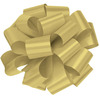 A Picture of product 967-659 BOW PRE NOTCH 5  GOLD. SPLENDORETTE 5 X 18 LOOPS 1-1/4 RIBBON.