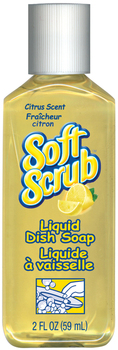 Soft Scrub® Dishwashing Liquid.  2 oz. Bottle.