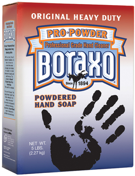 Boraxo® Original Powdered Hand Soap, Unscented Powder, 5lb Box. 10 Boxes/Case.