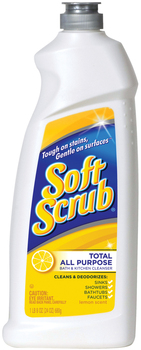Soft Scrub® Total All Purpose Bath and Kitchen Cleaner,  24oz, 9/Carton