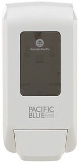 GP Pacific Blue Ultra™ Soap/Sanitizer Dispenser. 5.063 X 6.188 X 12.125 in. White.