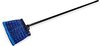 A Picture of product 965-473 Flo-Pac® Duo Sweep® Warehouse Broom With Black Metal Threaded Handle 48" - Blue