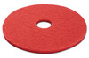 A Picture of product 965-683 Boardwalk® Buffing Floor Pads. 17 in. Red. 5/case.