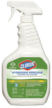 Clorox® Hydrogen Peroxide Disinfecting Cleaner. 32 oz. 9 count.