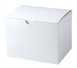 A Picture of product 964-555 Tuck-it Folding Gift Box. 6 X 4 1/2 X 4 1/2 in. White. 100 count.