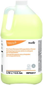 Dry Foam Carpet and Upholstery Shampoo & Encapsulation Cleaner.1 gal. Floral scent. Pale Straw color. 4 count.