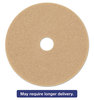 A Picture of product 970-197 3M Ultra High-Speed Burnishing Floor Pads 3400, 19-Inch, Tan