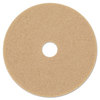 A Picture of product 977-947 3M™ Ultra High-Speed Burnishing Floor Pads 3400 20" Diameter, Tan, 5/Carton