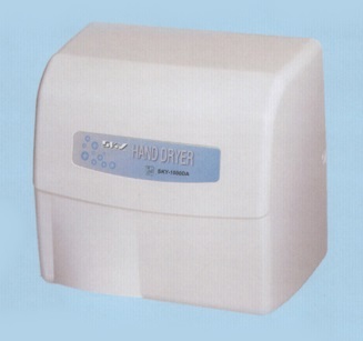 Sky 1800DA  Automatic Hand Dryer. 9 X 8.5 X 7 in. White.