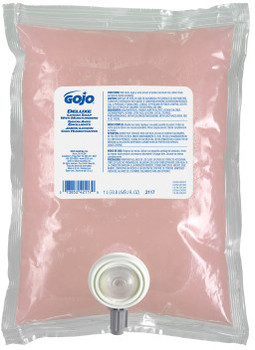 GOJO® Deluxe Lotion Soap with Moisturizers Refills for GOJO® NXT® Dispensers. 1,000 mL. Floral scent. Pink. 8 refills.