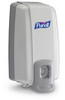 A Picture of product 672-208 PURELL® NXT® SPACE SAVER™ Push-Style Dispenser for PURELL® Gel Hand Sanitizer. 1,000 mL. Dove Gray.