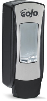 GOJO® ADX-12™ Push-Style Dispenser for GOJO® Foam Soap. 1250 mL. 3.97 X 11.86 X 4.64 in. Chrome.