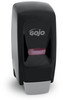 A Picture of product 672-204 GOJO® 800 Series Bag-in-Box Dispenser. Push-Style Dispenser for GOJO® Lotion Soap.  Black Color.