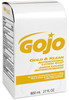 A Picture of product 670-112 GOJO® Gold & Klean Antimicrobial Lotion Soap for GOJO® Bag-in-Box Dispensers. 800 mL. 12 Refills/Case.