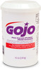 A Picture of product 670-104 GOJO® Original Waterless Creme Pumice Hand Cleaner. 4.5 lb. Lemon scent. 6 Canisters/Case.