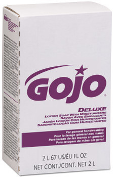 GOJO® Deluxe Lotion Soap with Moisturizers.  2000 mL Refill for GOJO® NXT® Dispenser, 4/Case