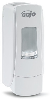 GOJO® ADX-7™ Push-Style Dispenser. 700 mL. 3.71 X 9.79 X 3.94 in. White.