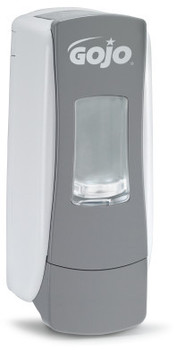 GOJO® ADX-7™ Push-Style Dispenser. 700 mL. 3.71 X 9.79 X 3.94 in. Gray and White.