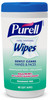 A Picture of product GOJ-9121 PURELL® Hand Sanitizing Wipes,  5.7 x 7 1/2, Fragrance Free, 40/Canister, 6 Canisters/Case