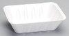 A Picture of product 341-219 Foam Supermarket Tray #42.  8.63" x 6.5" x 2.38".  White Color.  250 Trays/Case.