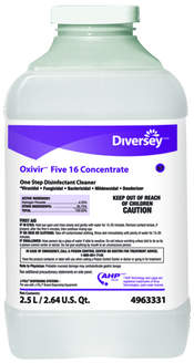 Oxivir® Five 16 Concentrate.  84.5 oz./2.5 L. 2 count.
