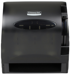 LEV-R-MATIC* Roll Towel Dispenser. 13.3 X 10 X 13.5 in. Smoke color.