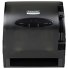 A Picture of product 964-581 LEV-R-MATIC* Roll Towel Dispenser. 13.3 X 10 X 13.5 in. Smoke color.