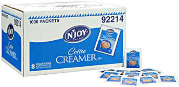 Non-Dairy Creamer. 2.5 Gram Portion Packet. 1000 Packets/Case