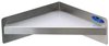 A Picture of product 963-099 Frost Stainless Steel Corner Shelf. 8 X 8 in.