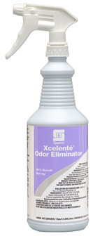 Xcelenté® Odor Eliminator RTU Handi Spray®. 1 quart. Fresh Lavender scent. 12 bottles/case.
