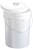 A Picture of product 963-115 HDPE Lid for 5 Gallon JanSan Pail. White.