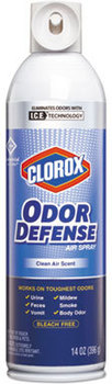 Clorox® Odor Defense™ Aerosol Spray.  14 fl. oz.  12 per case.