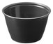 A Picture of product 106-616 Soufflé Portion Cups. 4 oz. Black. 2500 count.