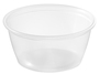 A Picture of product 106-613 Soufflé Portion Cups. 3.25 oz. Clear. 2500 count. Use Lid: ASL4/5 Number: 106-604