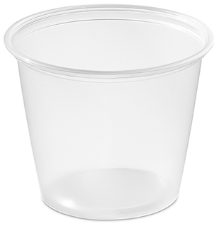 Soufflé Portion Cups. 5.5 oz. Clear. 2500 count.
