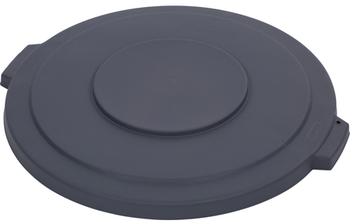 Bronco™ Round Waste Container Lid. 32 gal. Gray.